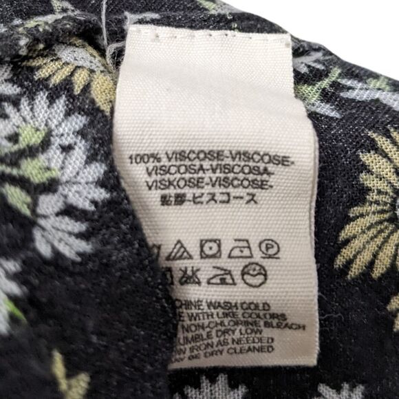 FREE PEOPLE Jinx Black Floral Print Tie-Front Romper - Picture 9 of 11